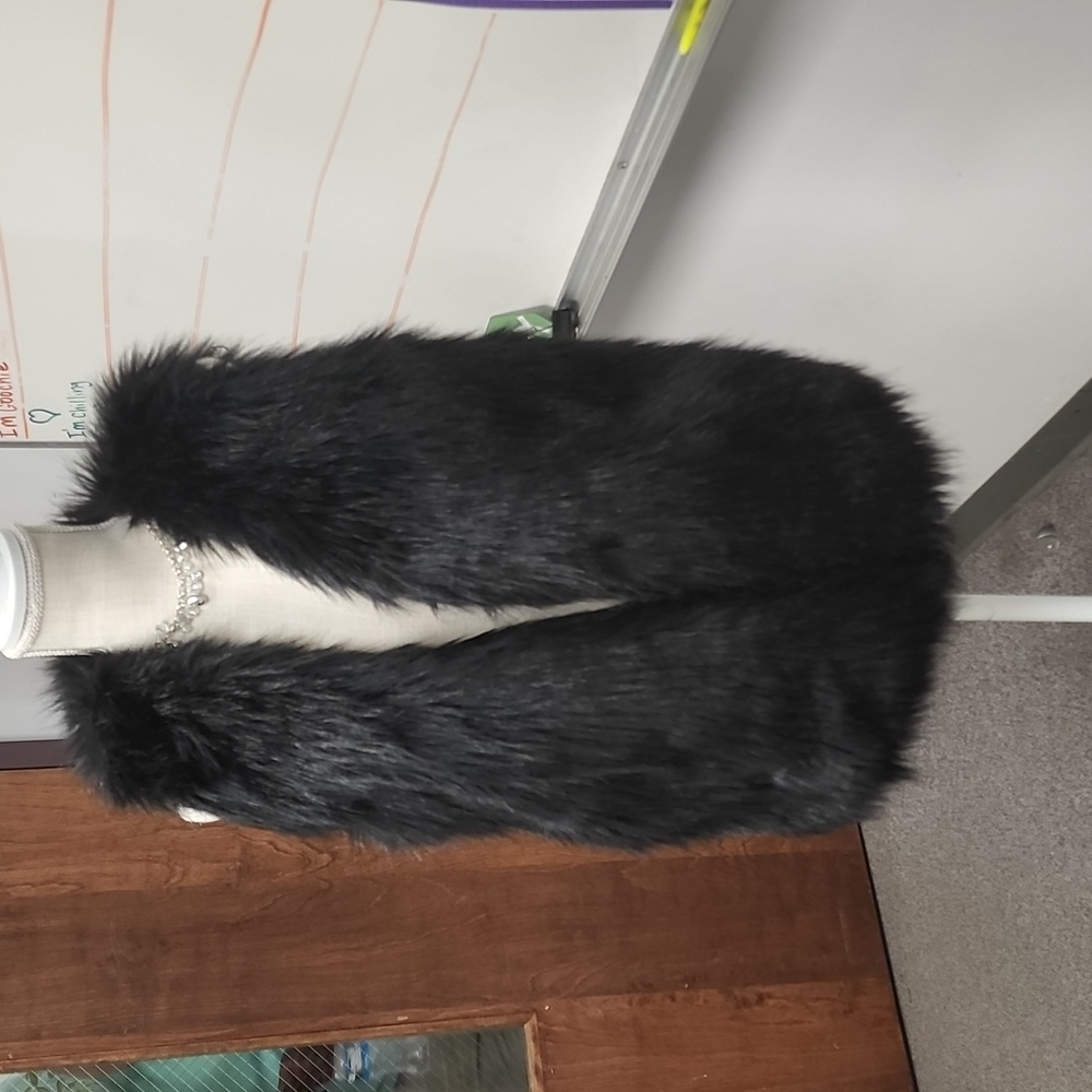 Luxurious faux fur vest